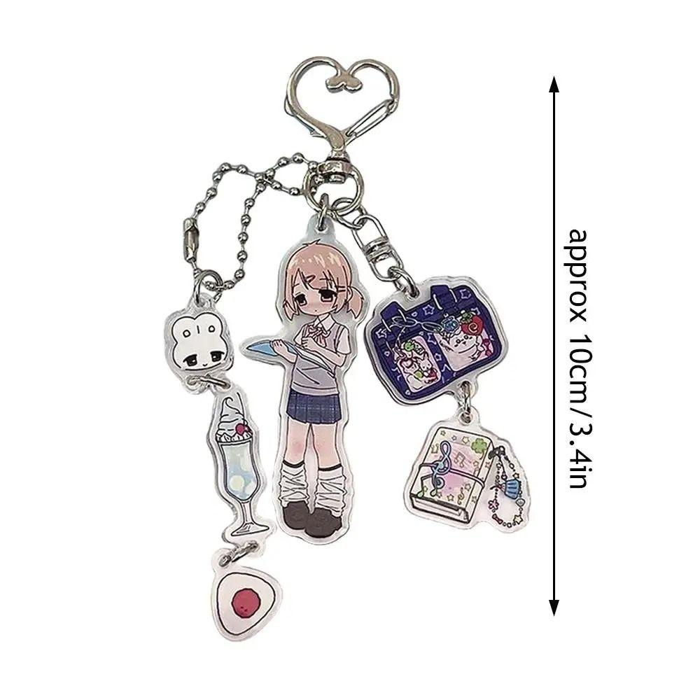 Character Decal Acrylic Phone Charm Cool Cute Phone Lanyard Aesthetic Y2K Key Ring  Girls Women