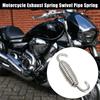 uxcell Motorcycle Universal Exhaust Pipe Spring 55mm Stainless Steel Exhaust
