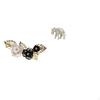 Nordic Metal Wall Art Sculpture Featuring Decorative Flower Leaves And Rustic Animal Statue Figurine