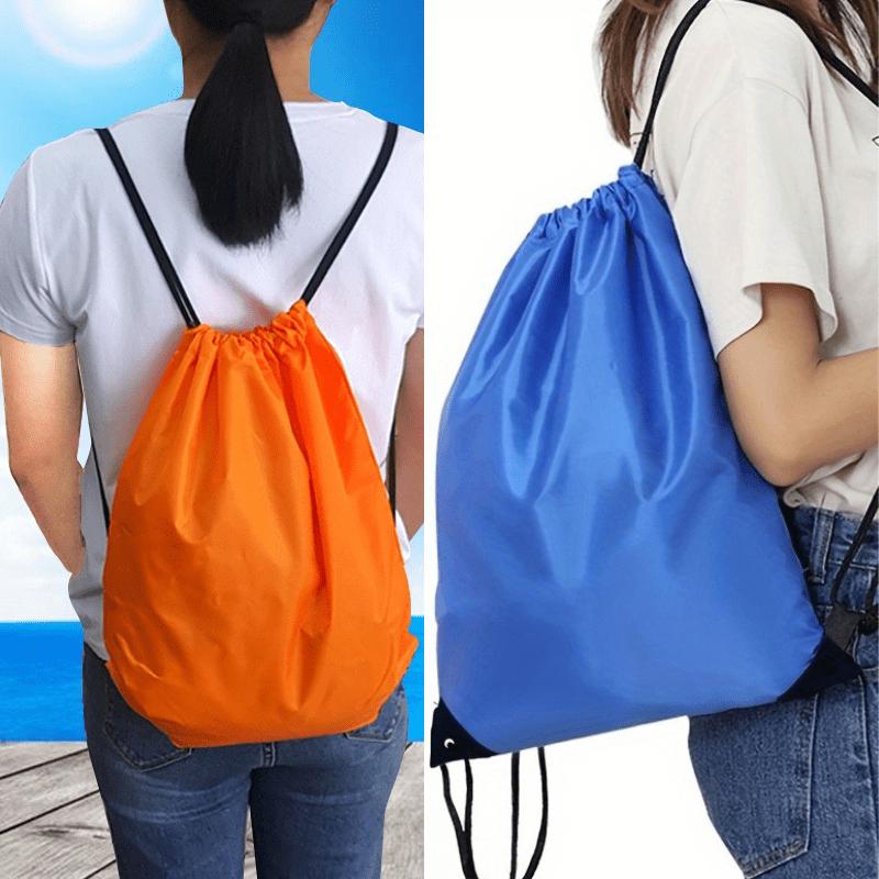 2pcs Lightweight Drawstring Cinch Bag - Durable, Compact & Washable Backpack for Men & Women,Perfect for Outdoor Sports
