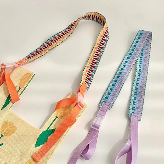 Plånbokssnöre Ersättning Axelrem Broderad Nylon Axelrem Justerbar Handväskrem Ersättning för Män Kvinnor Axelväska