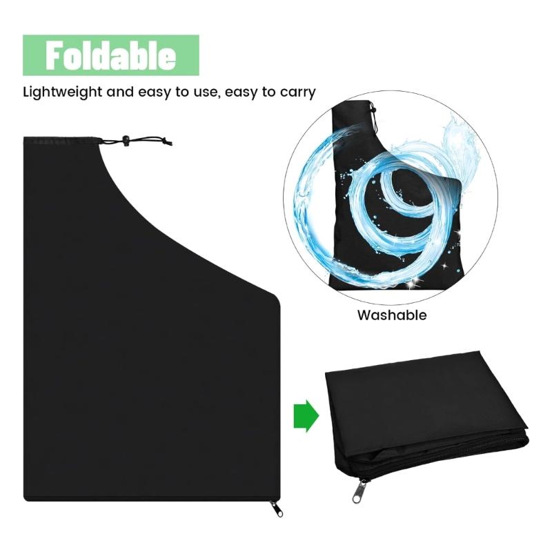 Leaf Blower Bag Replacement Leaf Blower Vacuum Bottom Dump Bag with Zipper Lawn Vacuum Bag for Leaf Blower Vacuum Part