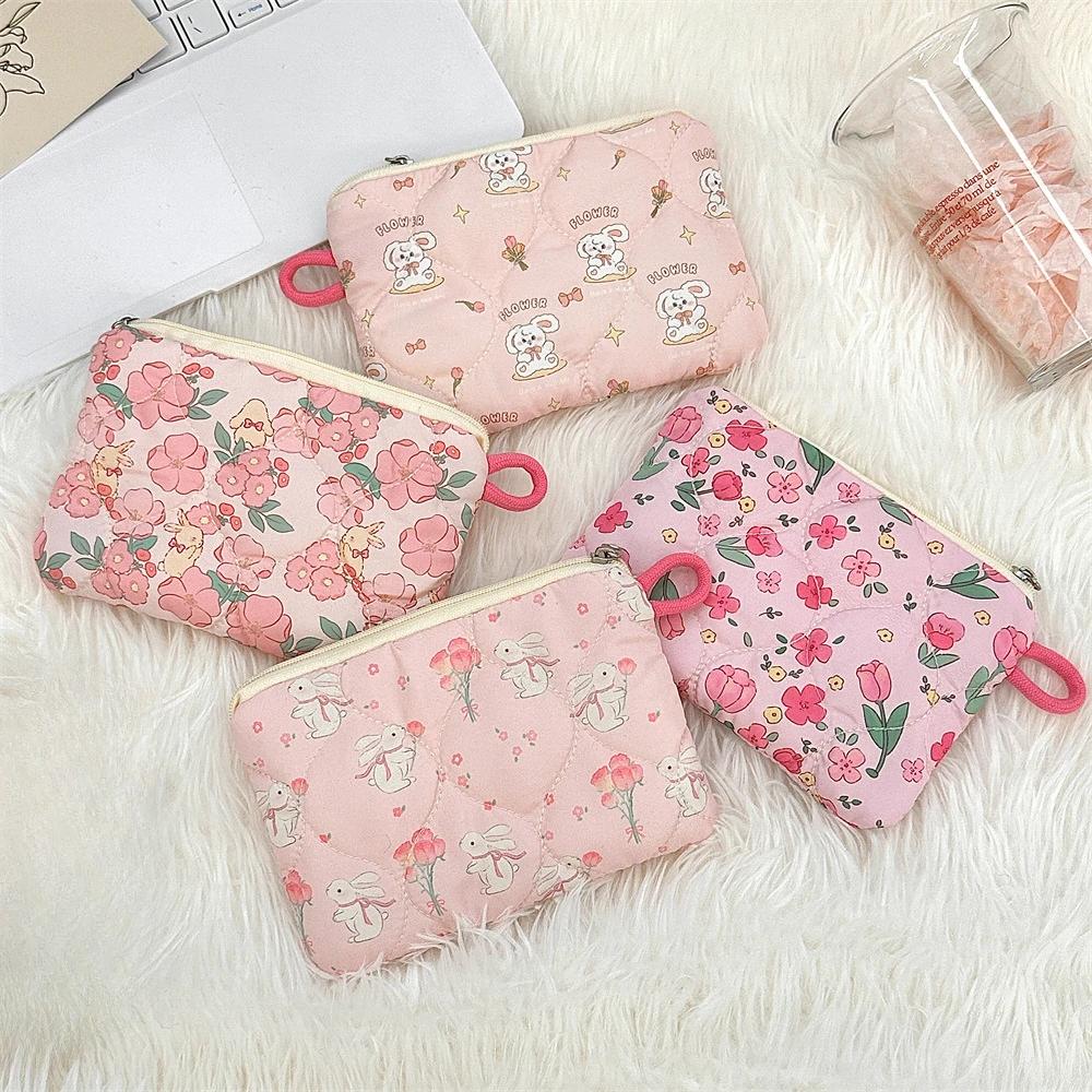 Cute Cartoon Small Coin Purses Women Mini Makeup Handbags Wallet Pouch Bag Earphone Card Storage Bag