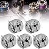5 Pcs Bobbin Case, Sewing Machine Stainless Steel Bobbin Case for Front Loading 15 Class Machines Sewing Machine Bobbin Holder Sewing Machine Spart