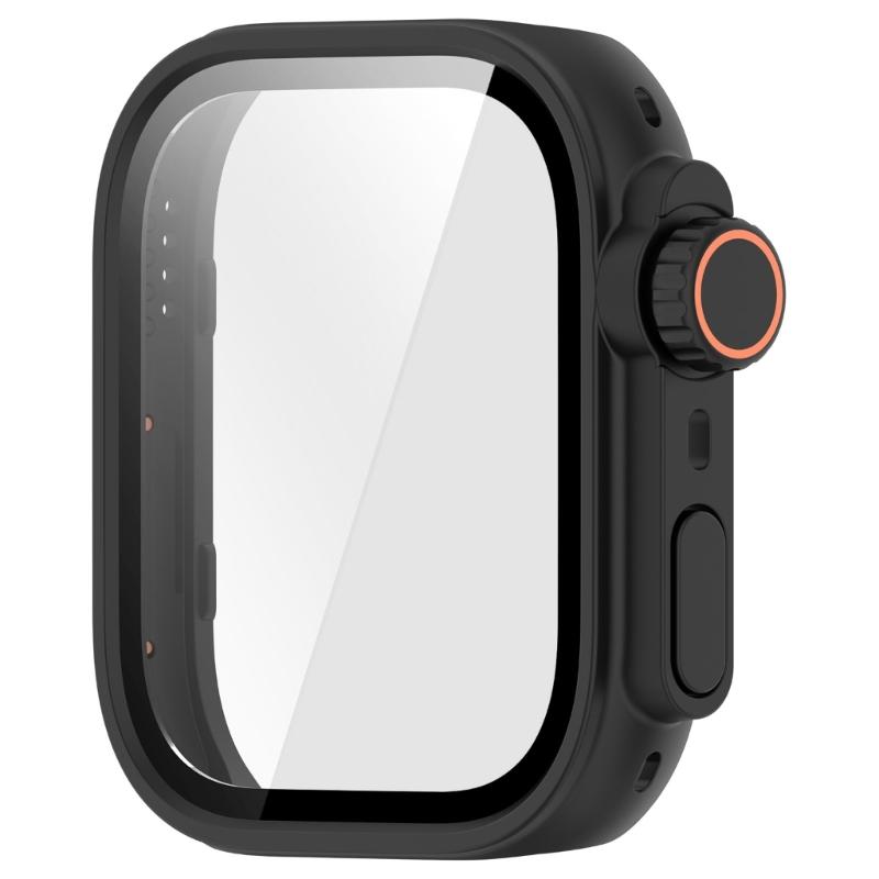 Smartwatch Shell PC Glass Antidust Case Guard For Watch Fit 4 Screen Protector Frame Shell Safe Quick To Attach & Detach