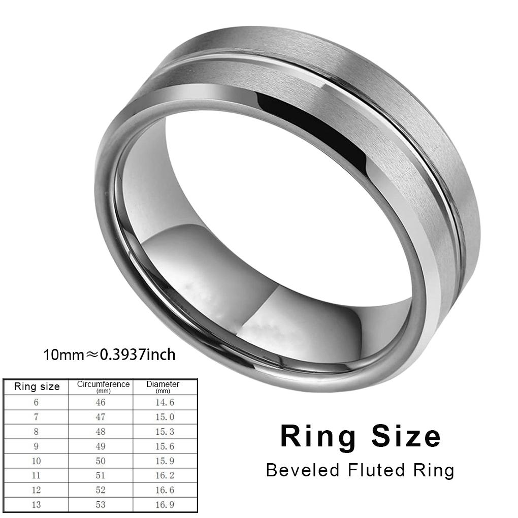 Fashion Ring Stainless Steel Festival Engagement Party Holiday Shop Date Travel Vacation Jewelry for Female Male