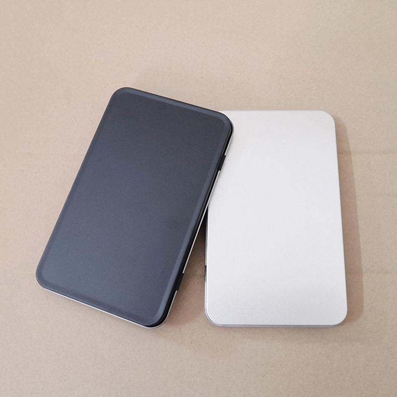 Household Iron Storage Box Tin Box Container Empty Hinged Lid Empty Storage Box Candy Card Jewelry Organizer