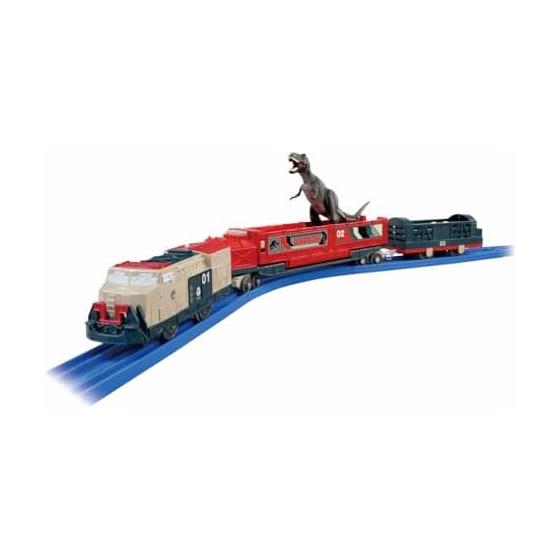 TAKARA TOMY Plarail Мир Юрского Периода Поезд для Перевозки Динозавров Игрушечный Поезд Возраст 3+