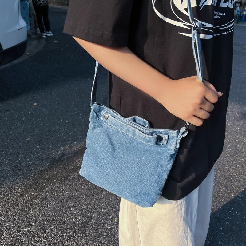 Single Shoulder Bag, Casual Crossbody Bag, Retro Canvas Handbag