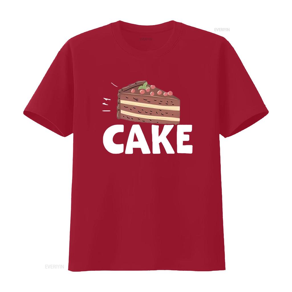 HERE FOR JUST THE CAKE Lover Women s T Shirt  Comfortable and Fashionable with Unique Print Design vintage Washed