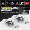 Interior Stickers For Lexus GX470 CT200H IS300H IS200 IS250 RX350 RX GX460 NX200 NX 2X LED Car Door Welcome Ghost Shadow Light B
