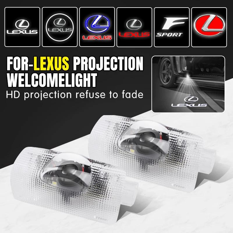 Interior Stickers For Lexus GX470 CT200H IS300H IS200 IS250 RX350 RX GX460 NX200 NX 2X LED Car Door Welcome Ghost Shadow Light B