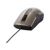 Buffalo BUFFALO Wired BlueLED Mouse, Quiet, 3 Buttons, Medium, Brown, BSMBU26SMBW