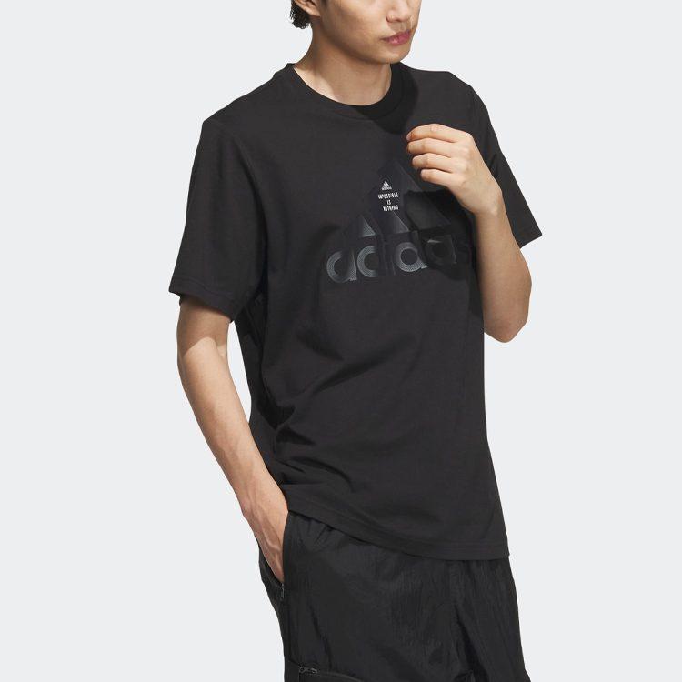 adidas Set In Sleeve T Shirt Men's Black IA8093
