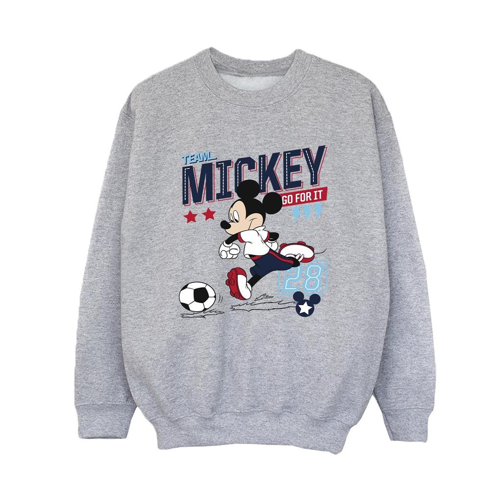 Disney Boys Mickey Mouse Team Mickey Football Sweatshirt
