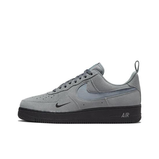 

Nike Air Force 1 07 LV8 Reflective Swoosh Cool Grey DZ4514-002 EU 47.5 холодный серый/чёрный