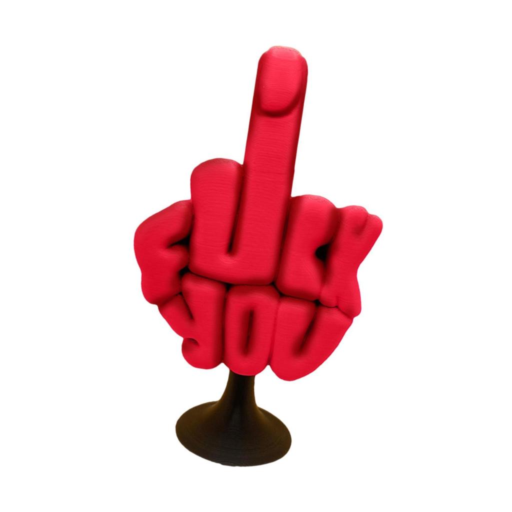 Middle Finger Decor Crafts Middle Finger Statue for Fireplace Window Desktop