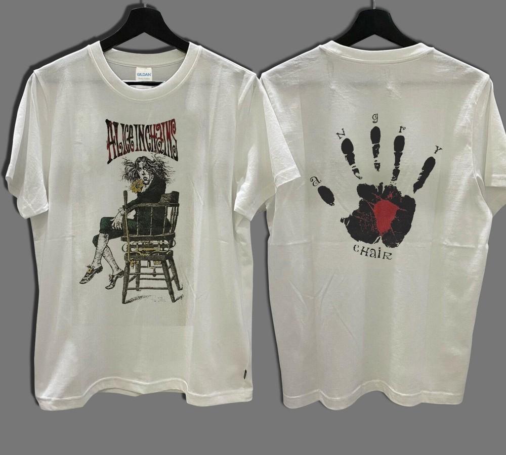 Nice Vintage Alice in Chains Dated 1992 Angry Chair TEE T shirt S-2XL Unisex T-Shirt M