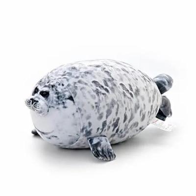 Simulated Seal Plush Toy White Phocidae Grey Soft Aquatic Stuffed Animal Doll Kids Gift 20/30/40cm