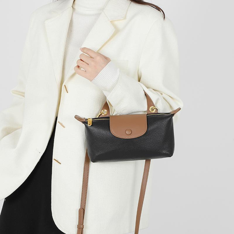 Genuine Leather Messenger Bags Women 2023 Trending Handbags Ladies Branded Shoulder Crossbody 100%Cow Leather Luxury Casual Sac