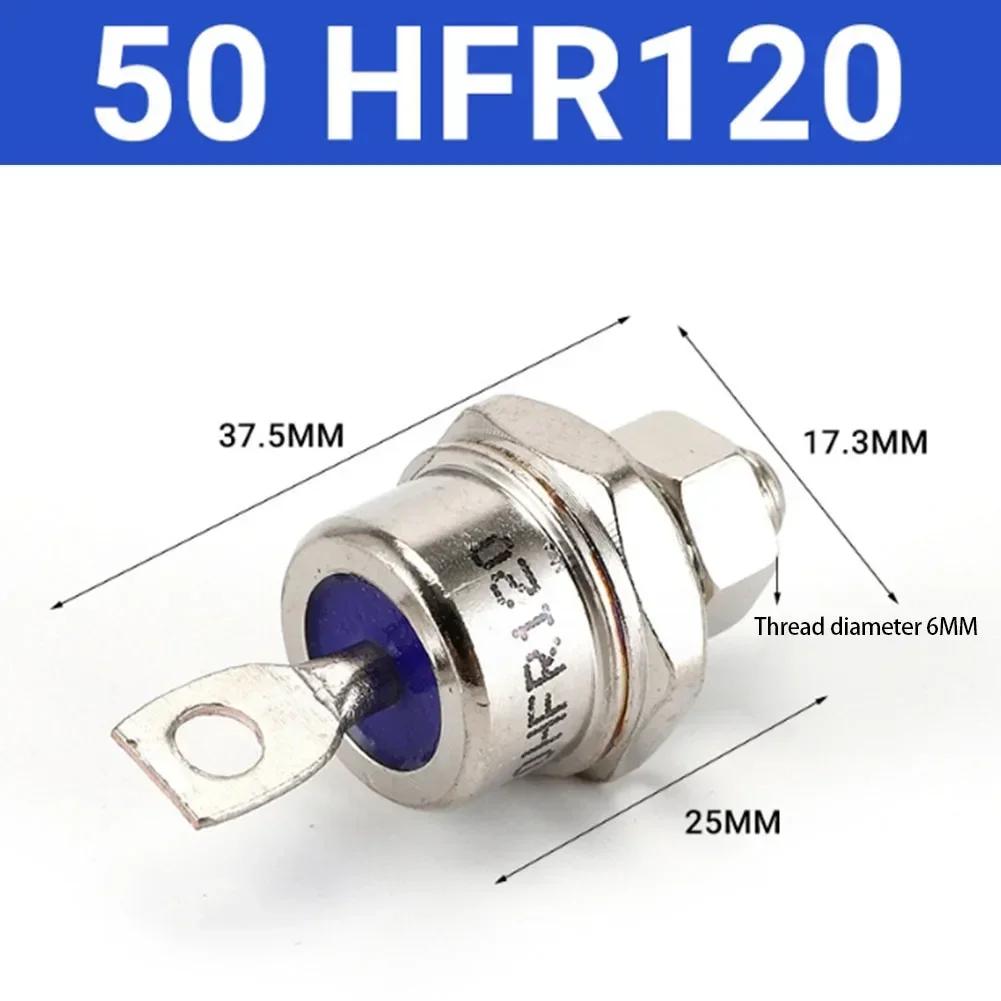 1PC 25A 25-50HFR 120 Rectifiers Reverse Direction Iron Base Forward Rectifier Diode For Converter Machine Tool Control