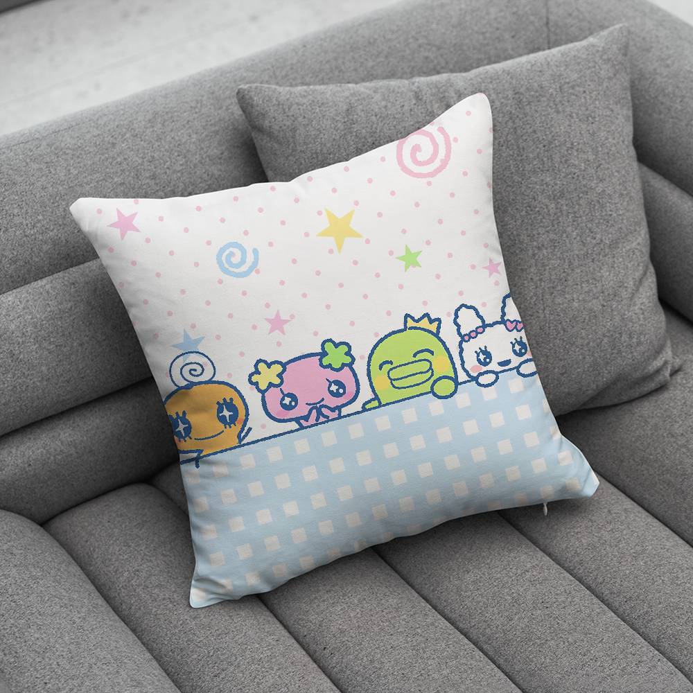 TTamagotchi MMametchi Pillowcase Casual Style Decoration Suitable for Home Decoration Excluding Pillow Core