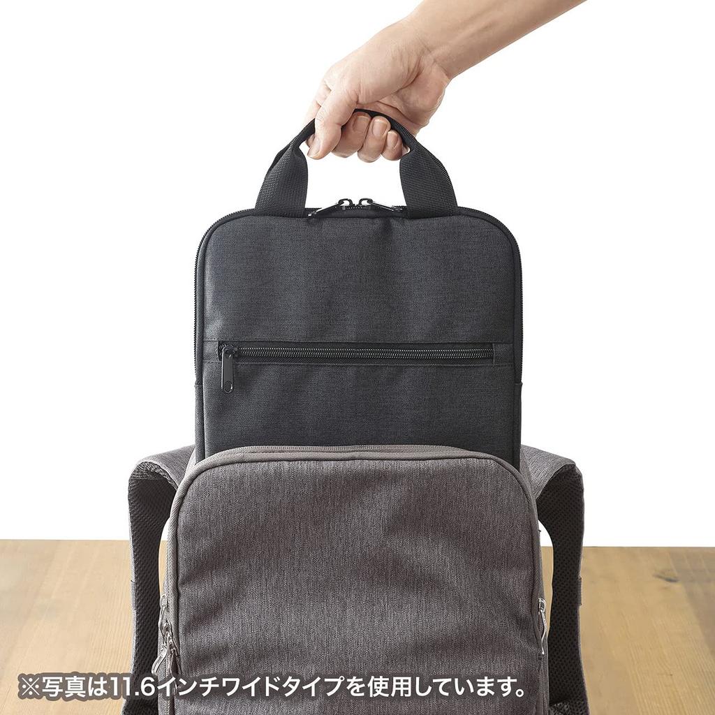 Sanwa Supply PC Inner Case with Compatible with (Vertical) Handle, 13.3-inch Computers, Gray, IN-SCL13GY