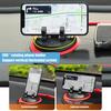Tutto in 1 Supporto per telefono antiscivolo girevole a 360 gradi Supporto per tappetino antiscivolo per auto Cruscotto in silicone Supporto per telefono appiccicoso Tappetino per presa per auto