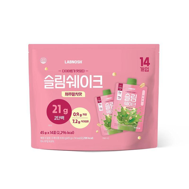 Labnosh Slim Shake 45g X 14 - Jeju Matcha
