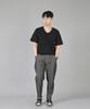 Seinteukeulu Bridgefill Elastic Waist Pants Bwd-324 Gray Black Denim Whs