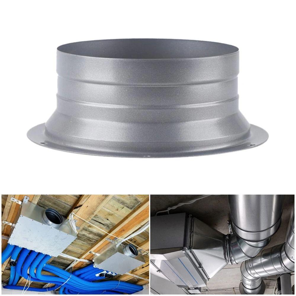 

75-300mm Bevel Flange Adapter Round Air Vent Duct Flange Exhaust Air System 120mm