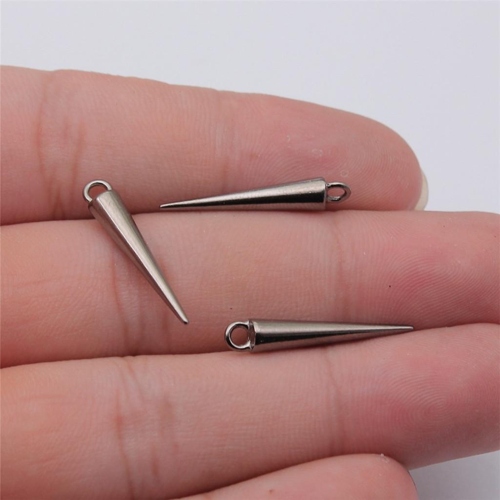 Accessories Parts Cone Shape Pendant End Beads Vintage Jewelry Supplies SA051
