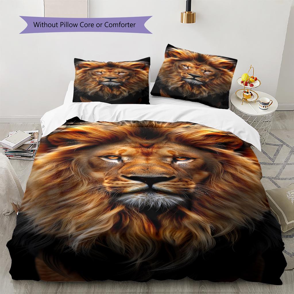 Cartoon Pattern Bedding Quilt Set Quilt Cover Pillowcase Home Decoration Birthday Gift (1 * Duvet Cover + 2 * Pillowcase, Without Core)