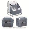 Portable Baby High Chair Booster Pad, Foldable Anti-Slip Mat for Kitchen Chairs, Ideal Booster Seat for 0-3 Year Old Toddlers