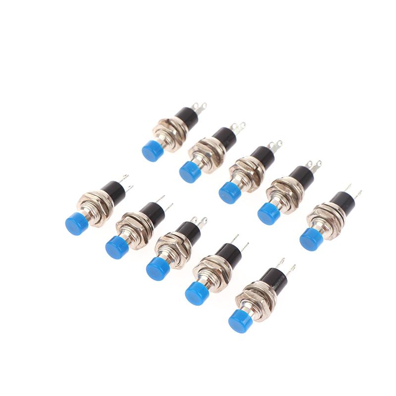 10Pcs Pbs-110 7Mm Momentary Push Button Switch Press The Reset Micro Switches