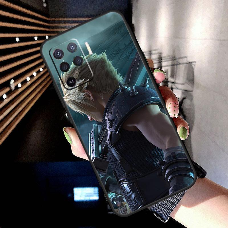 Final Fantasy VII Case For Oppo A78 A98 A18 A38 A58 A60 A80 A40 A77 A57 A17 A74 A54 A94 A96 A76 A16 A15 A5 Pro