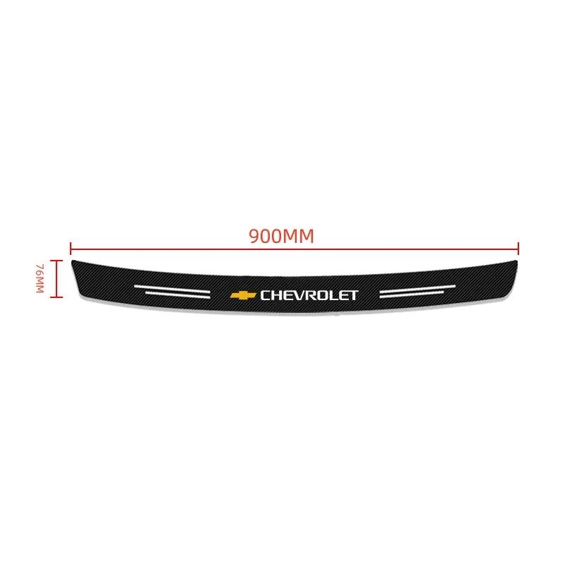 

Car Bumper Carbon Fiber Protector Trunk Anti-Scratch Tape Fit For Chevrolet Silverado Impala Malibu Equinox Cruze Camaro Spark