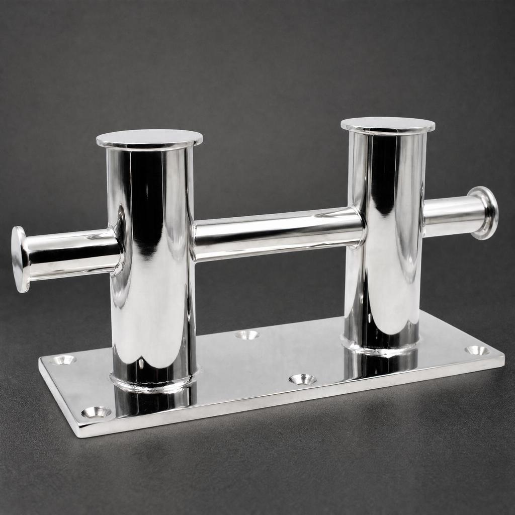 Double-Post Cross Cleat Sturdy Docking Hardware Seawater Suitable for Piers