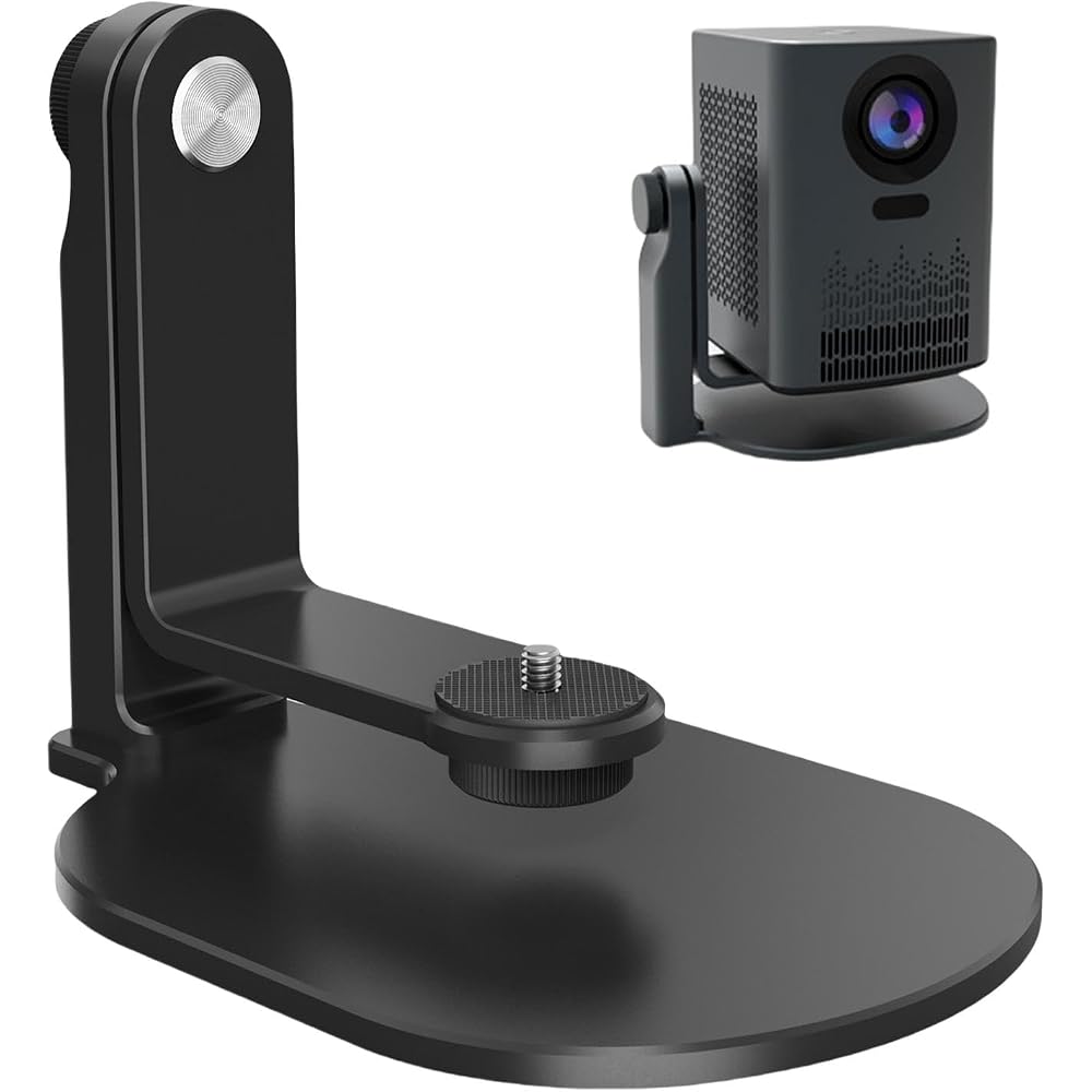 Desktop Projector Mount - Table Projector Mount, 360 Degree Adjustable Tilt Table Projector Mount | Table Projector Stand, Bedside Projector for Bedro