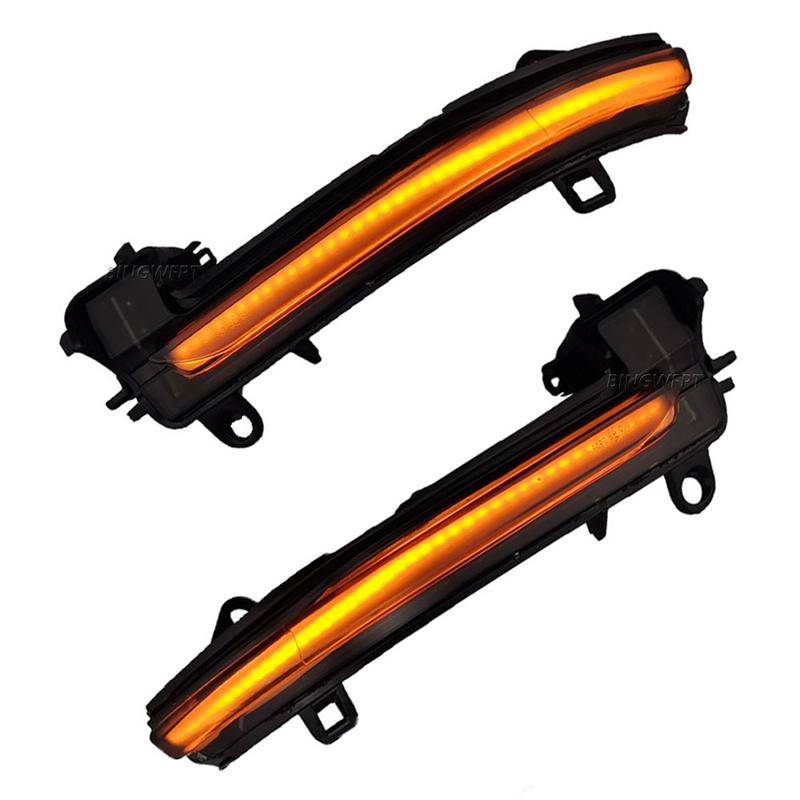 LED Dynamisches Blinkerlicht Fließendes Zweifarbiges Wasser Rückspiegel Blinker Blinklicht Für BMW F48 F49 F45 F46