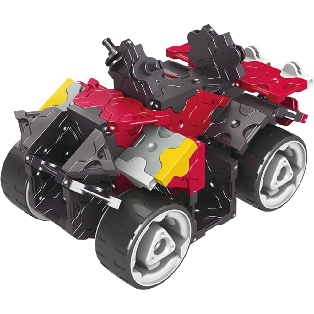Yoshiritsu LaQ Hamacron Constructor Racers Building Set with Colorful Pieces and Creative Design