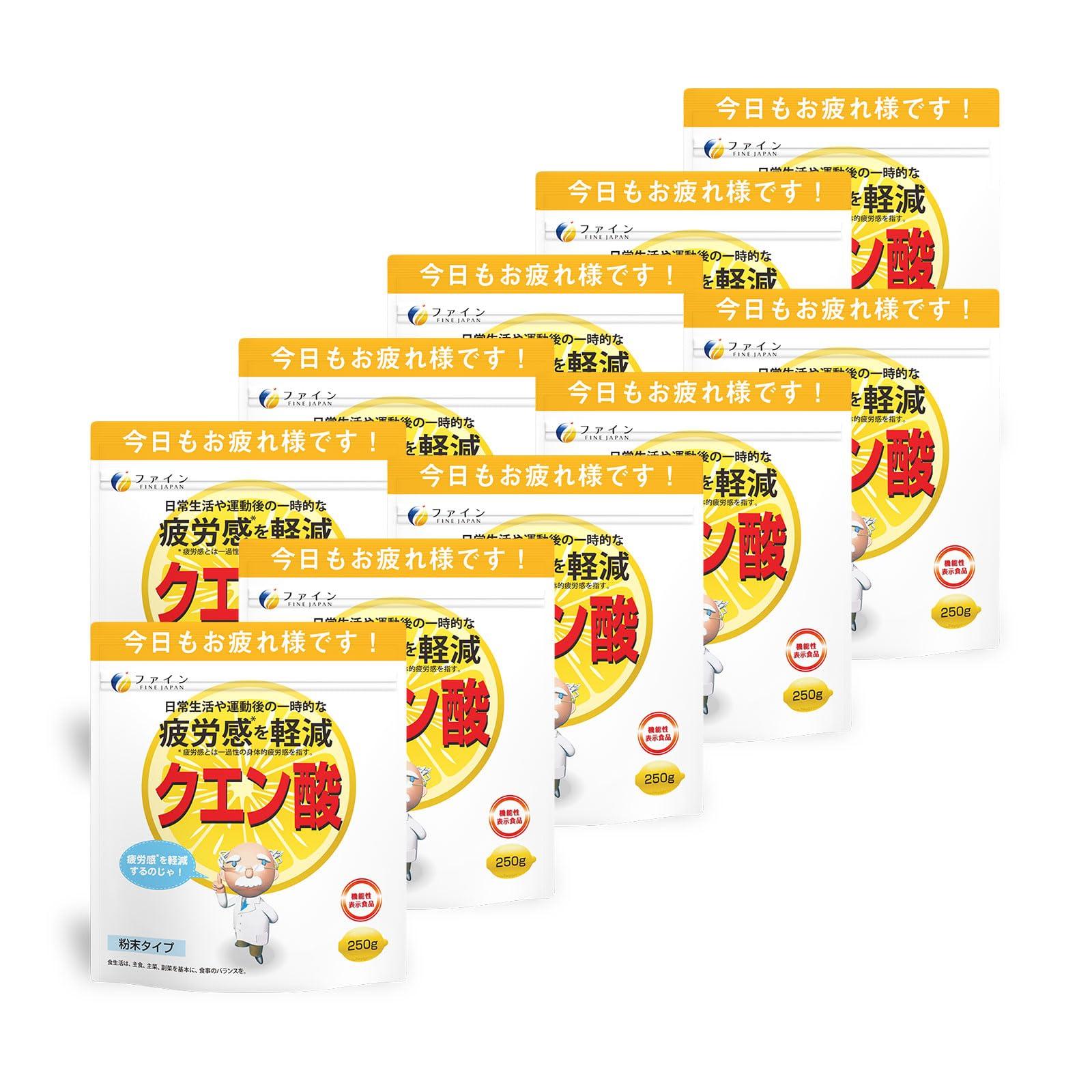 

FINE JAPAN Цитрусовый Витамин Витамин Сделано в Ценности 50 Дневный Запас на х 10 Пакетов [Функциональное Питание] Кислота, B, C, Япония, Порошок, Пакет, (5 г в день/250 г)