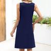 Lässiges und modisches Damenkleid