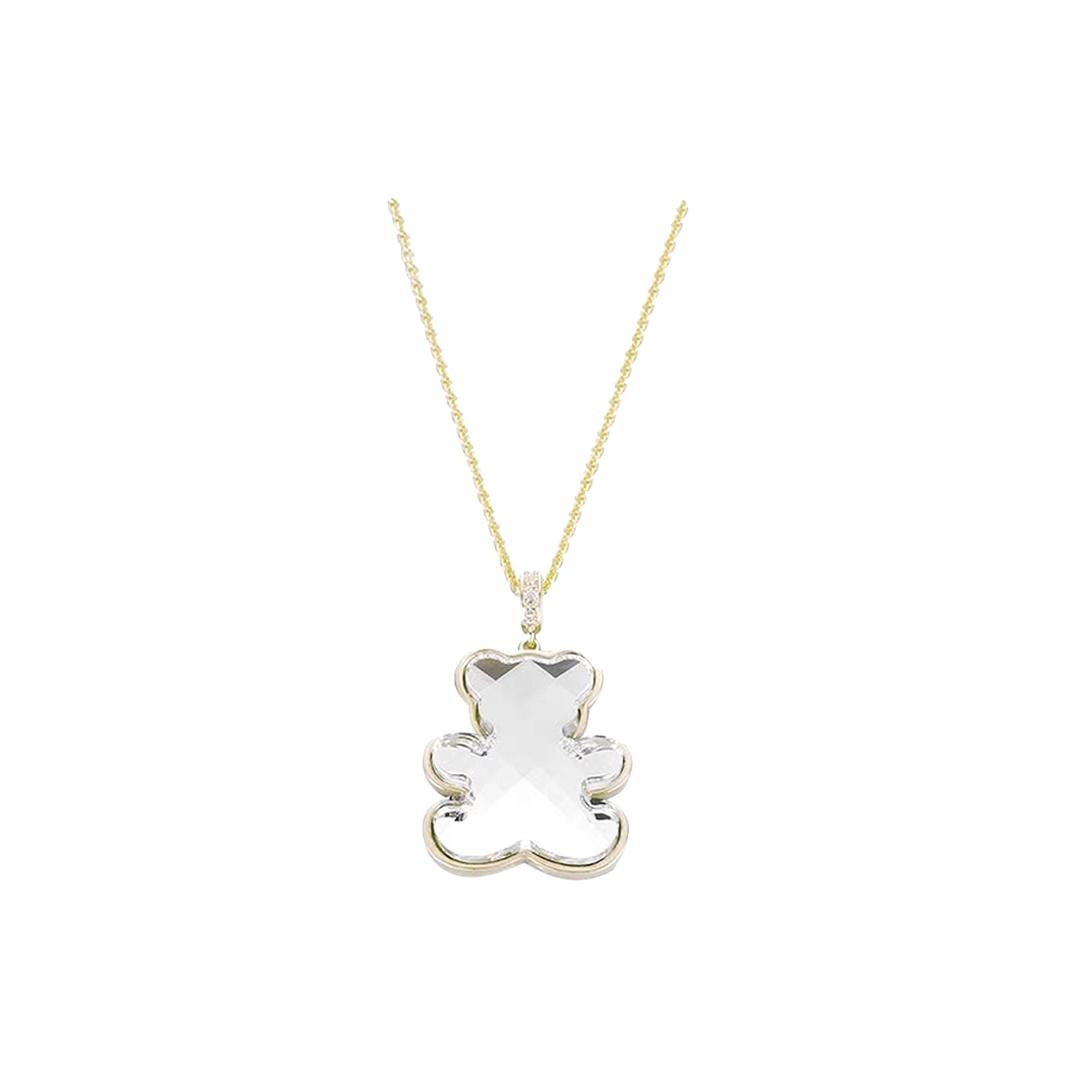 Swarovski Teddy Bear Crystal Necklace Women necklace Gold 5418715 Gold
