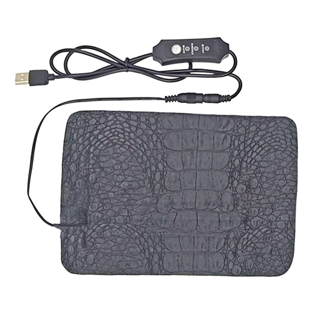Pad 3 Level Adjustable Temperature Heater Resistant Small USB Tortoise Pets , 15x22cm