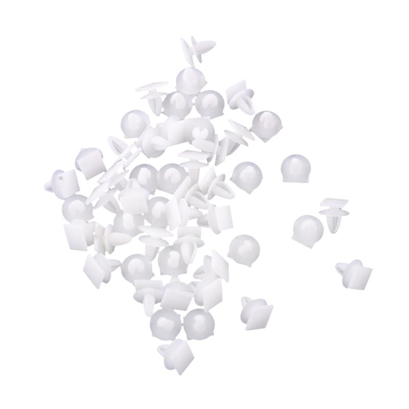 100Pcs MB344789 MB-344789 Car Exterior Door Panel Rocker Molding Trim Clips Retainers Fasteners Fit For Mitsubishi