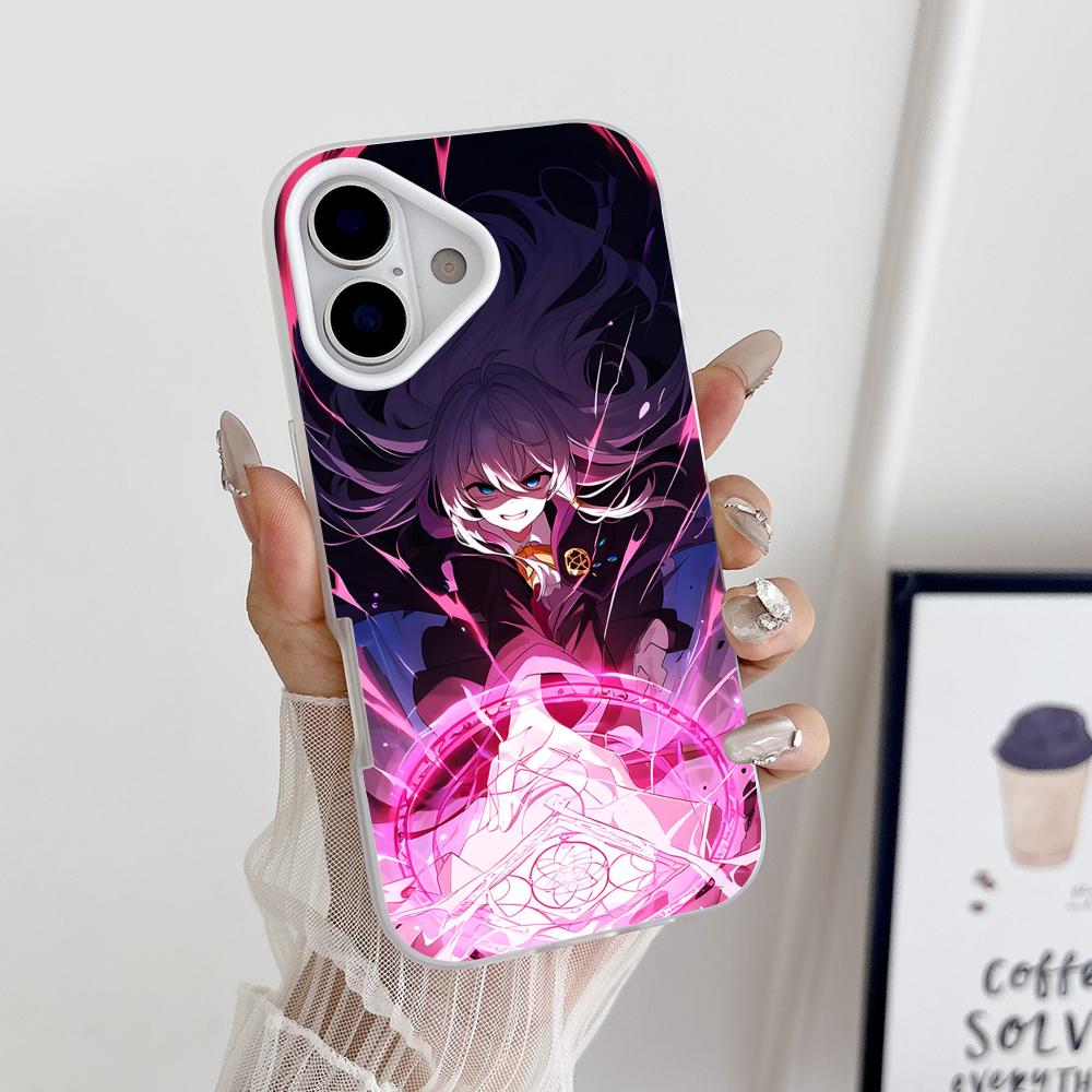 Wandering Witch Elaina Jelly Double layer White Mobile Phone Case for iPhone 17 16 15 14 13 12 11 Air Pro Max Plus Protective
