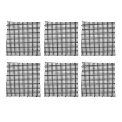 6Pcs Aquarium Fish Tank Isolation Bottom Filter Grid Plate Dividers Crate Cutting Splicing