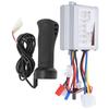 24V 500W Brushed Speed Controller with Long Wire Throttle Grip for Electric Bike Scooter Tricycles