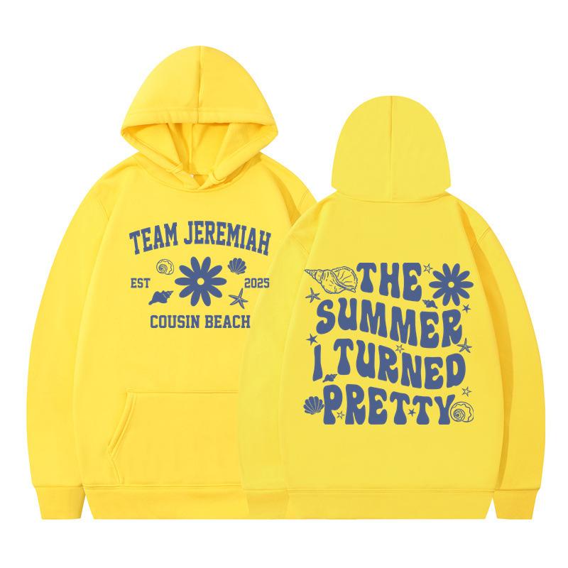 Die Sommer-l Turned Pretty Team Jeremiah Hoodies Herbst Winter Fleece Pullover Langarm Sweatshirt für Männer Frauen